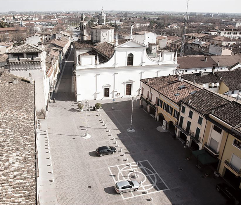 Veduta panoramica di Castel Goffredo